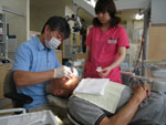 中山吉成先生「実践歯周病セミナー」わかみ歯科クリニック実習風景